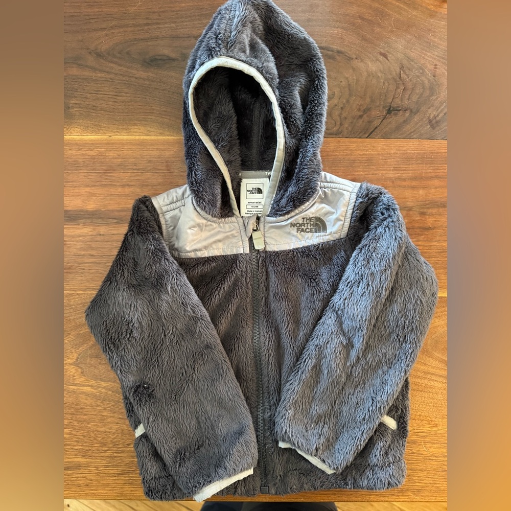The North Face Infant Gray Hooded Jacket